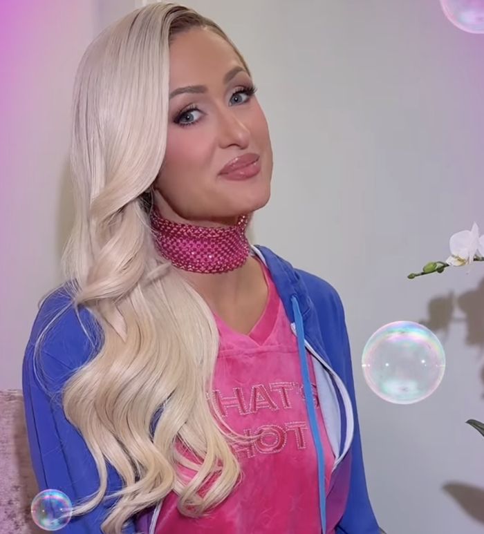 Paris Hilton announcing her Pride on the Park appearance